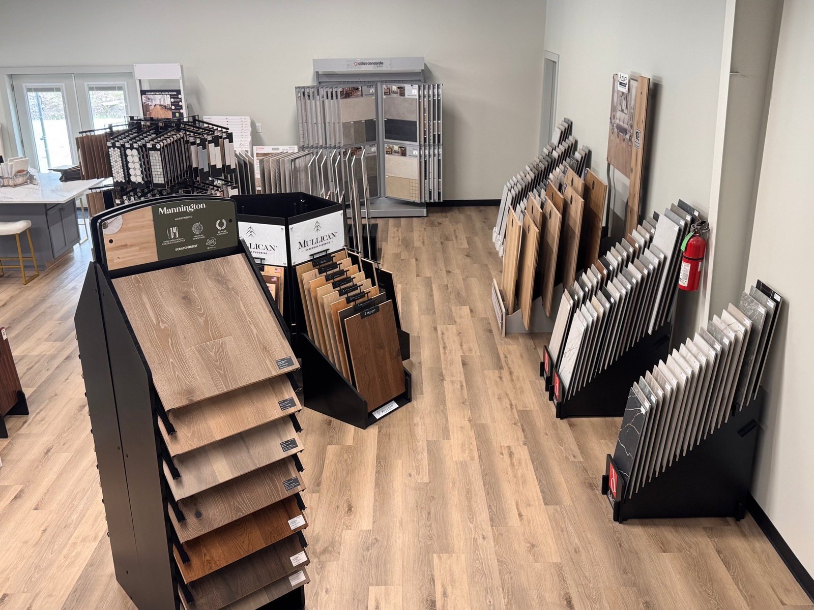 Luxe Flooring & Stone showroom interior in Breaux Bridge, LA