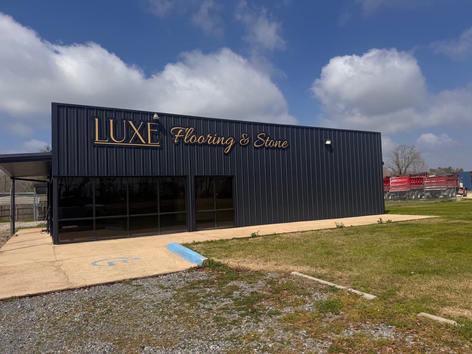 Storefront of Luxe Flooring & Stone at 2872 Grand Point Hwy, Breaux Bridge, LA